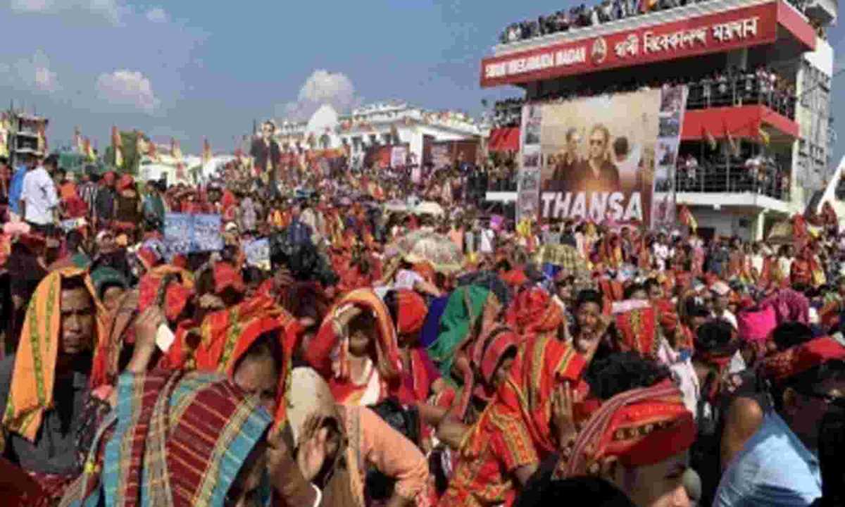विधानसभा चुनाव से पहले त्रिपुरा ट्राइबल पार्टी की मेगा रैली